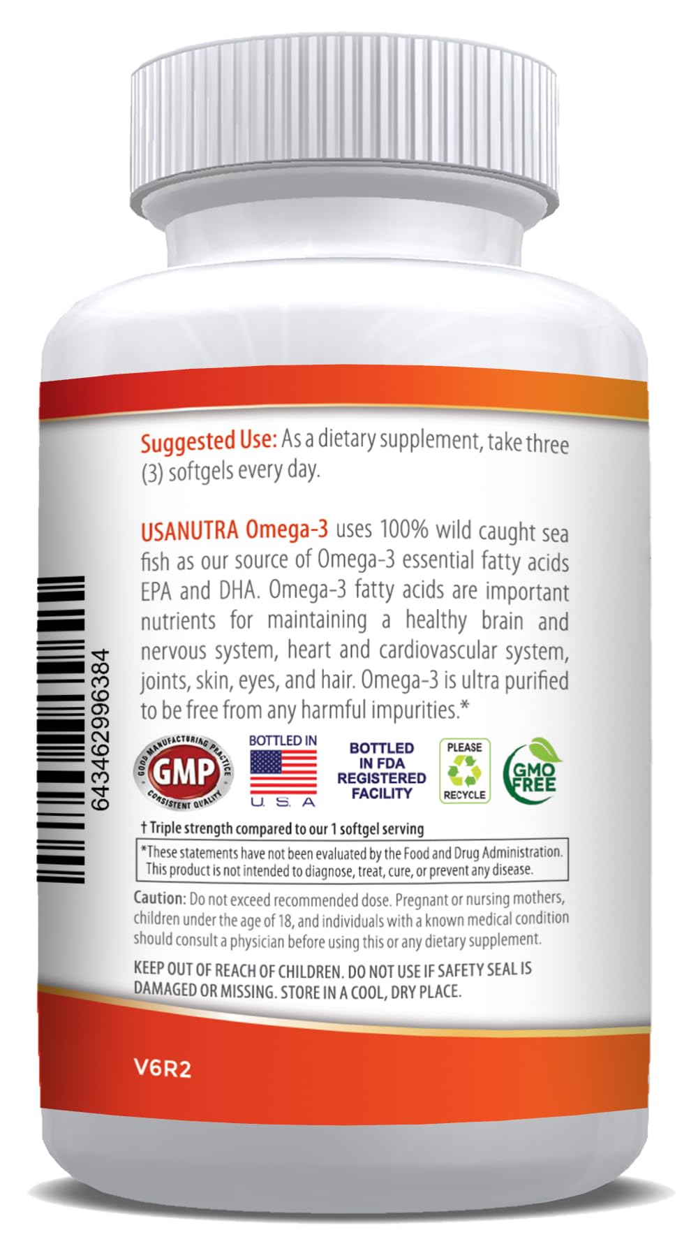 Omega-3 Fish Oil 3600mg with EPA and DHA A426070