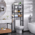 4 Tier Over The Toilet Storage Rack Black I16330
