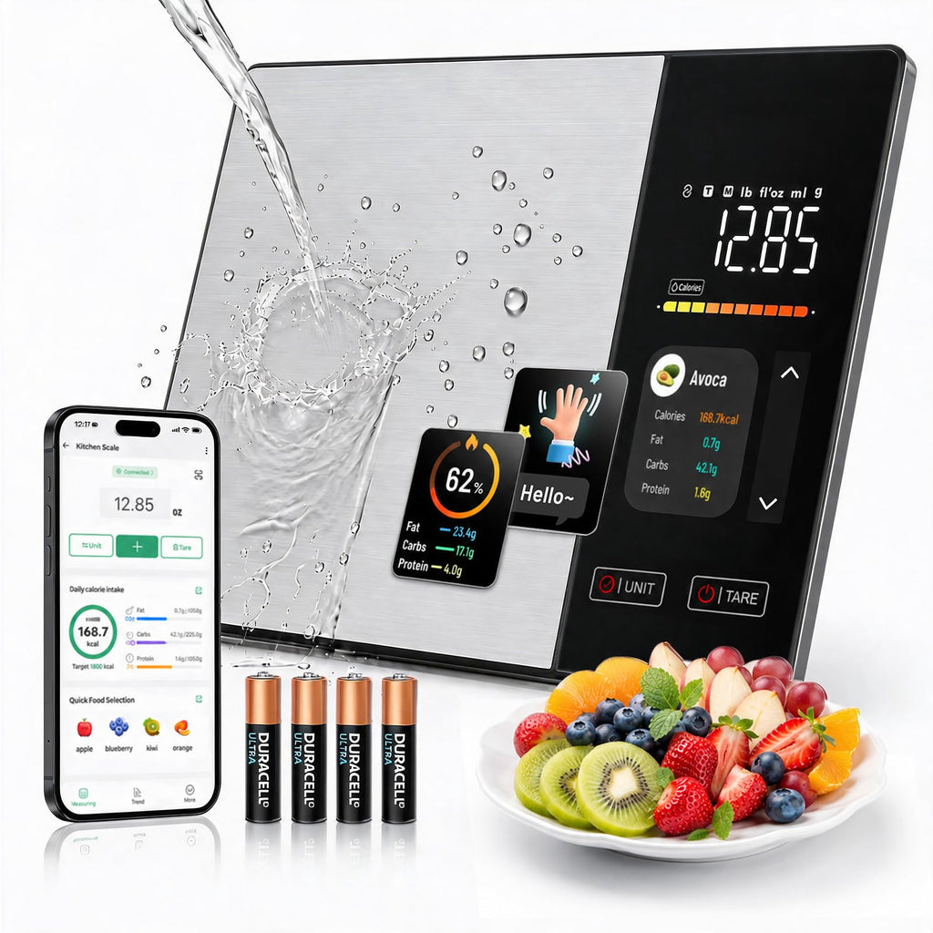 11lb Stainless Steel Digital Kitchen Scale D2258