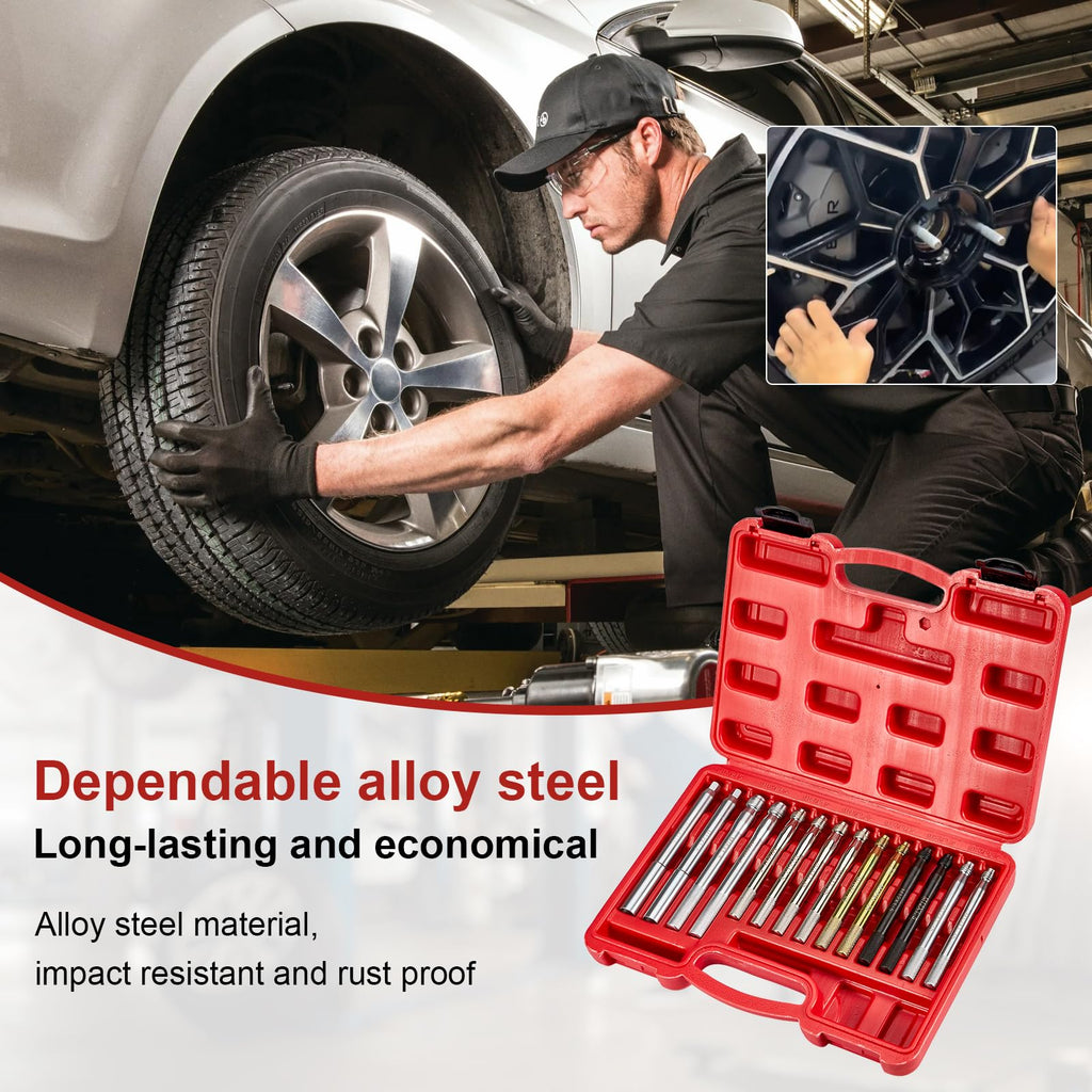 14Pcs Wheel Hanger Alignment Pin Guide Tool Set O33336