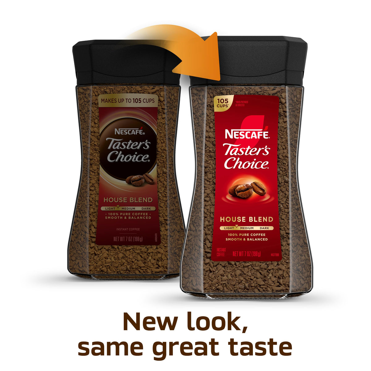 Instant Coffee Light Medium Roast 2 Jars 7 Oz Each U925