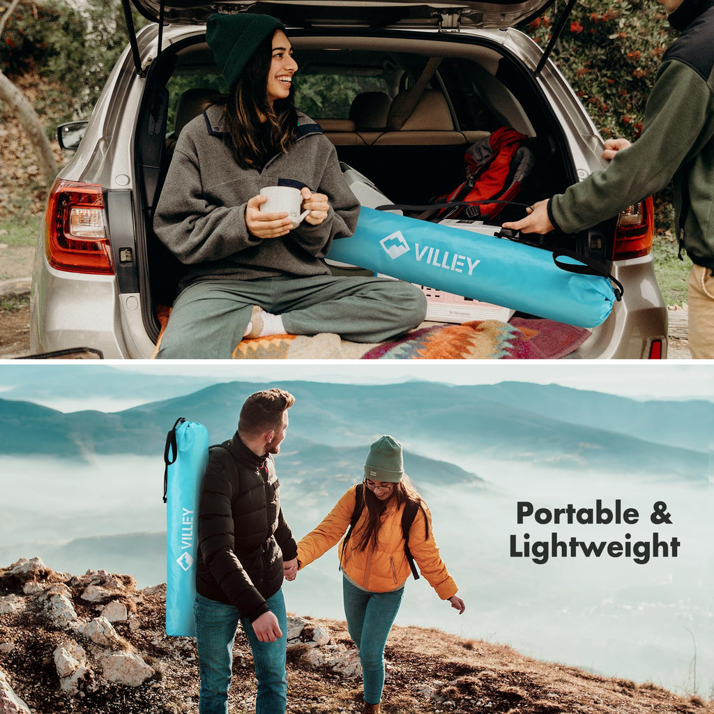 Folding Camping Table with 2 Cup Holders Y310865