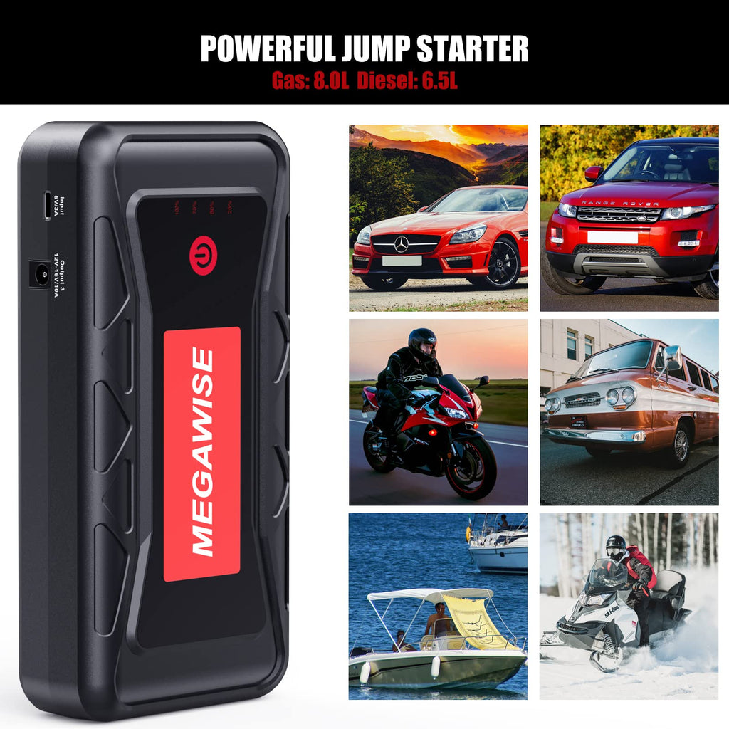12V Jump Starter for 8.0L Gas/6.5L Diesel Engines E9069
