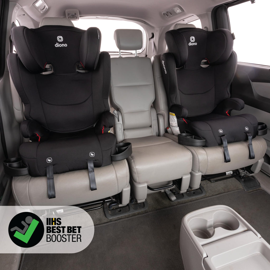 2-in-1 Belt Positioning Booster Seat, Black L7086