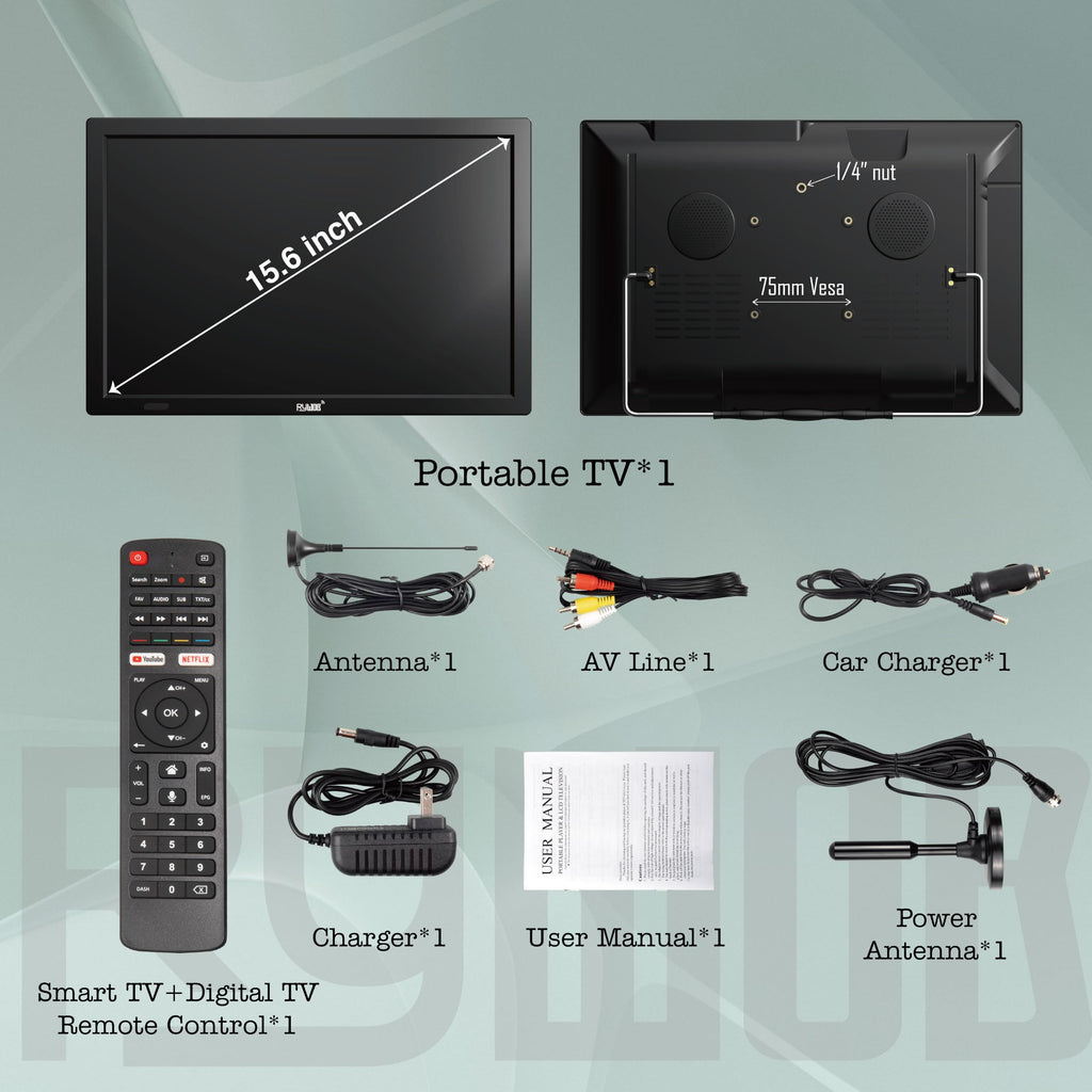 15.6" Rechargeable Battery TV I250