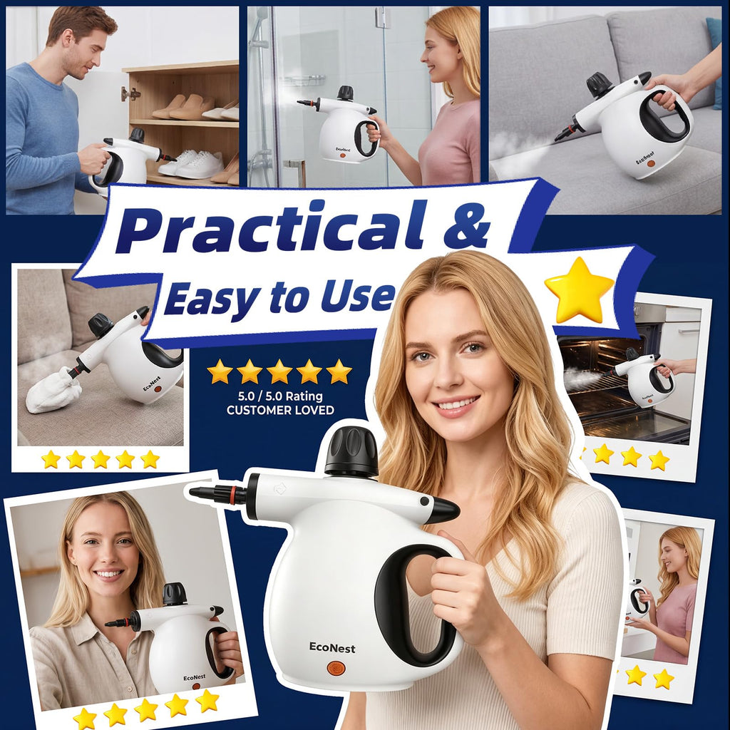 Handheld Steam Cleaner with 11PCS Accessories A5397