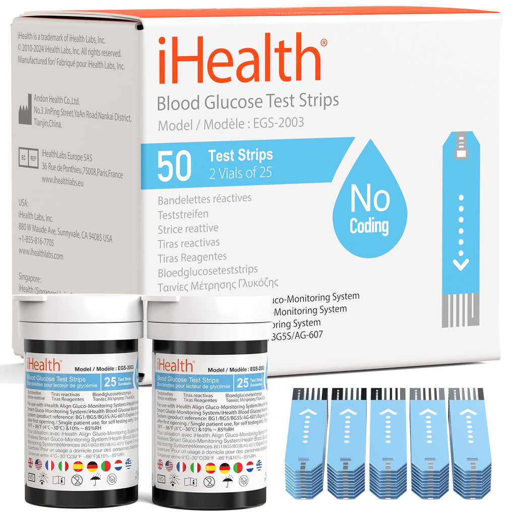 Blood Glucose Test Strips, 50 Count S61107