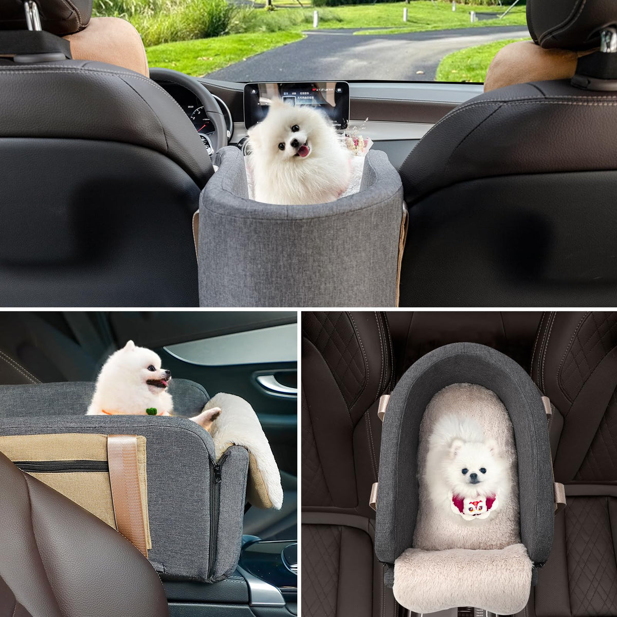 Center Console Dog Car Seat to 18lbs T482