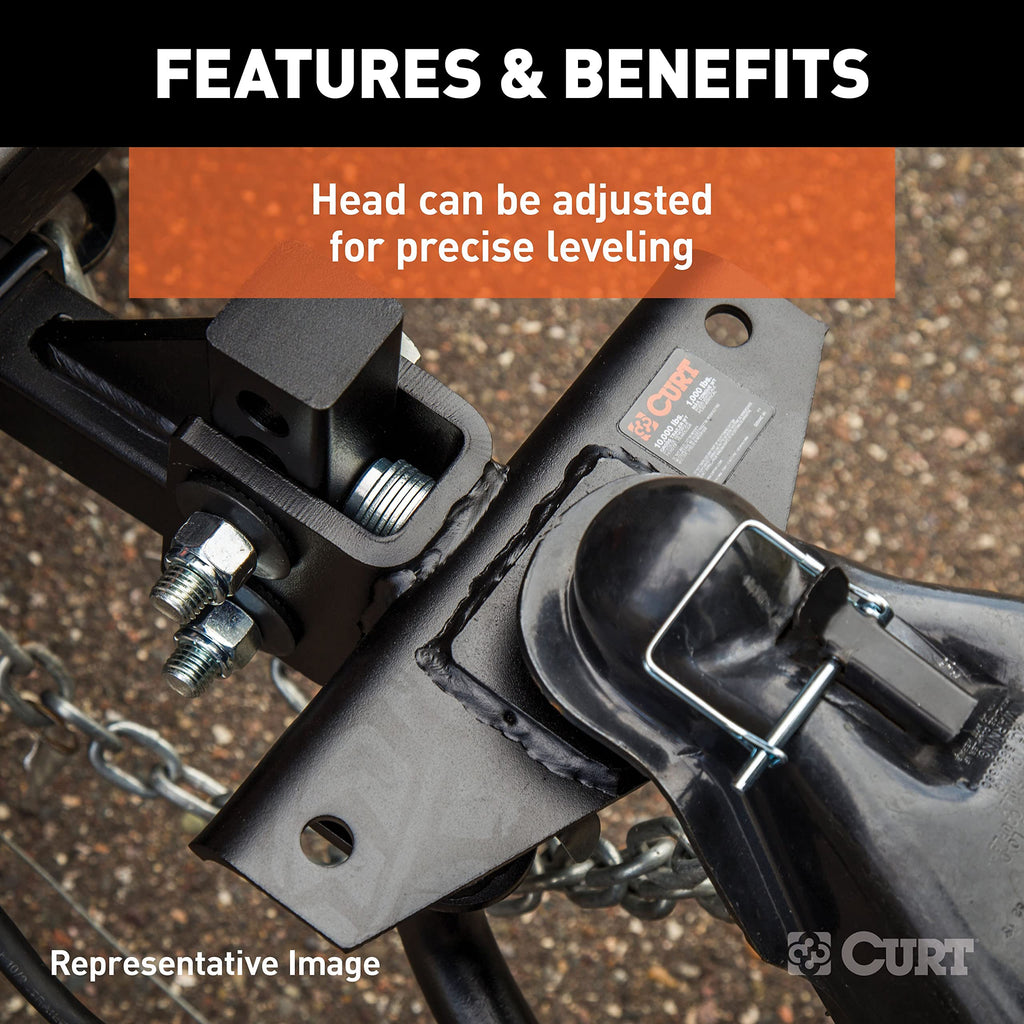 Round Bar Weight Distribution Hitch with Sway Control Q799