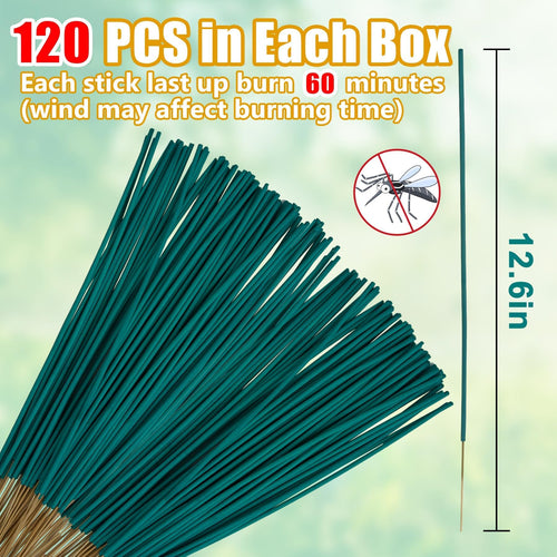 120 Pcs Citronella Oil Incense Sticks I1446