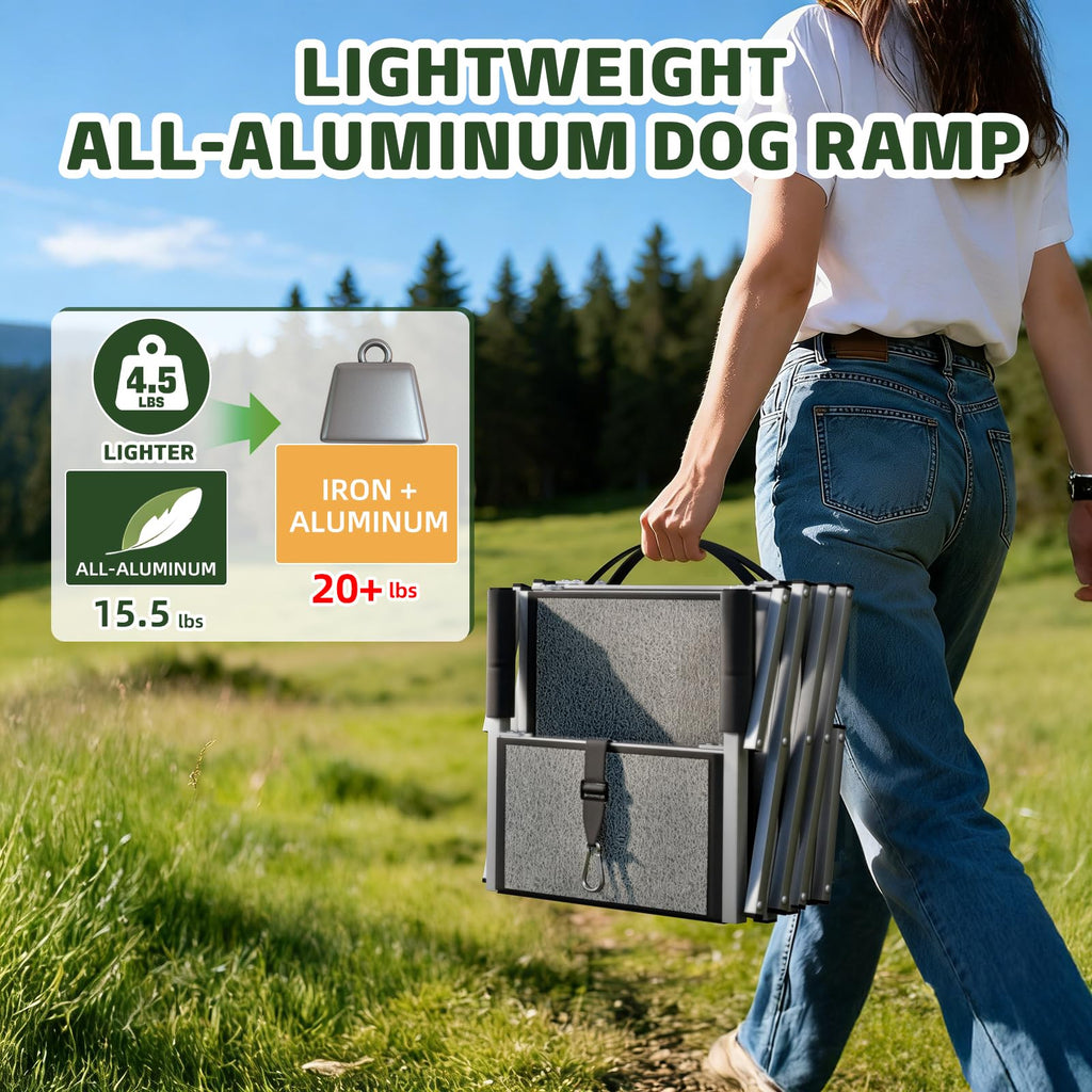 20'' Extra Wide 4-Step Aluminum Dog Stairs I277198