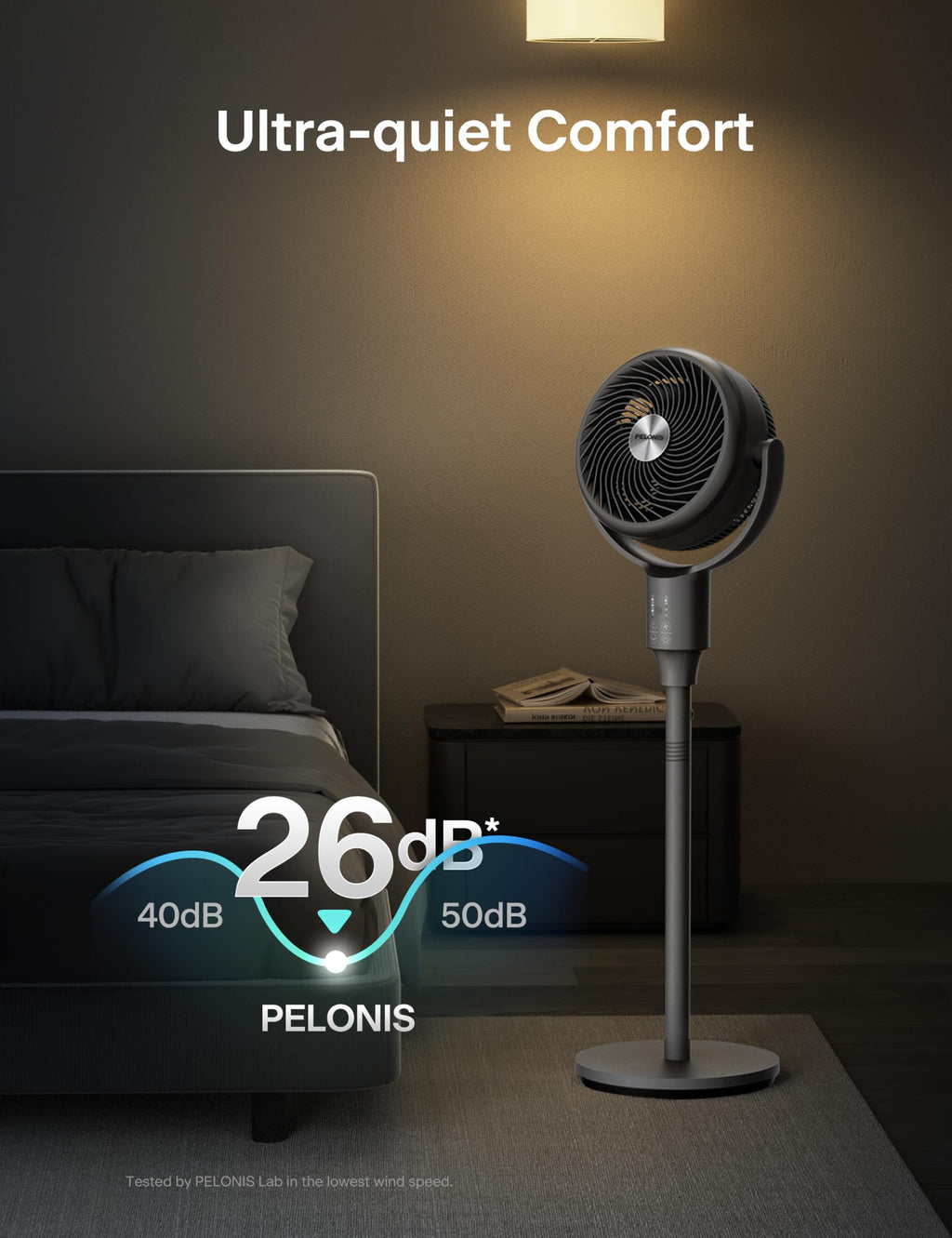 Grey Pedestal Fan I9469