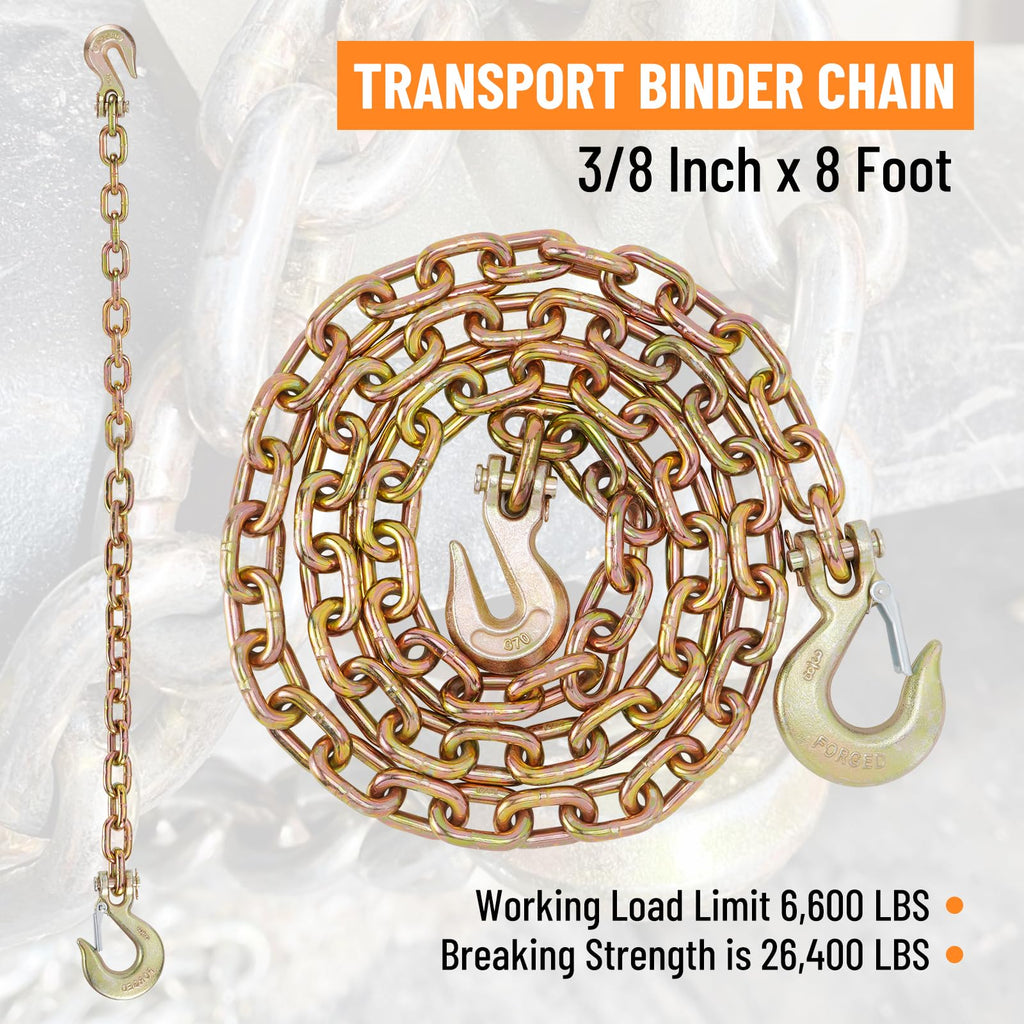 Binder Chain with Clevis Grab Hooks E6123