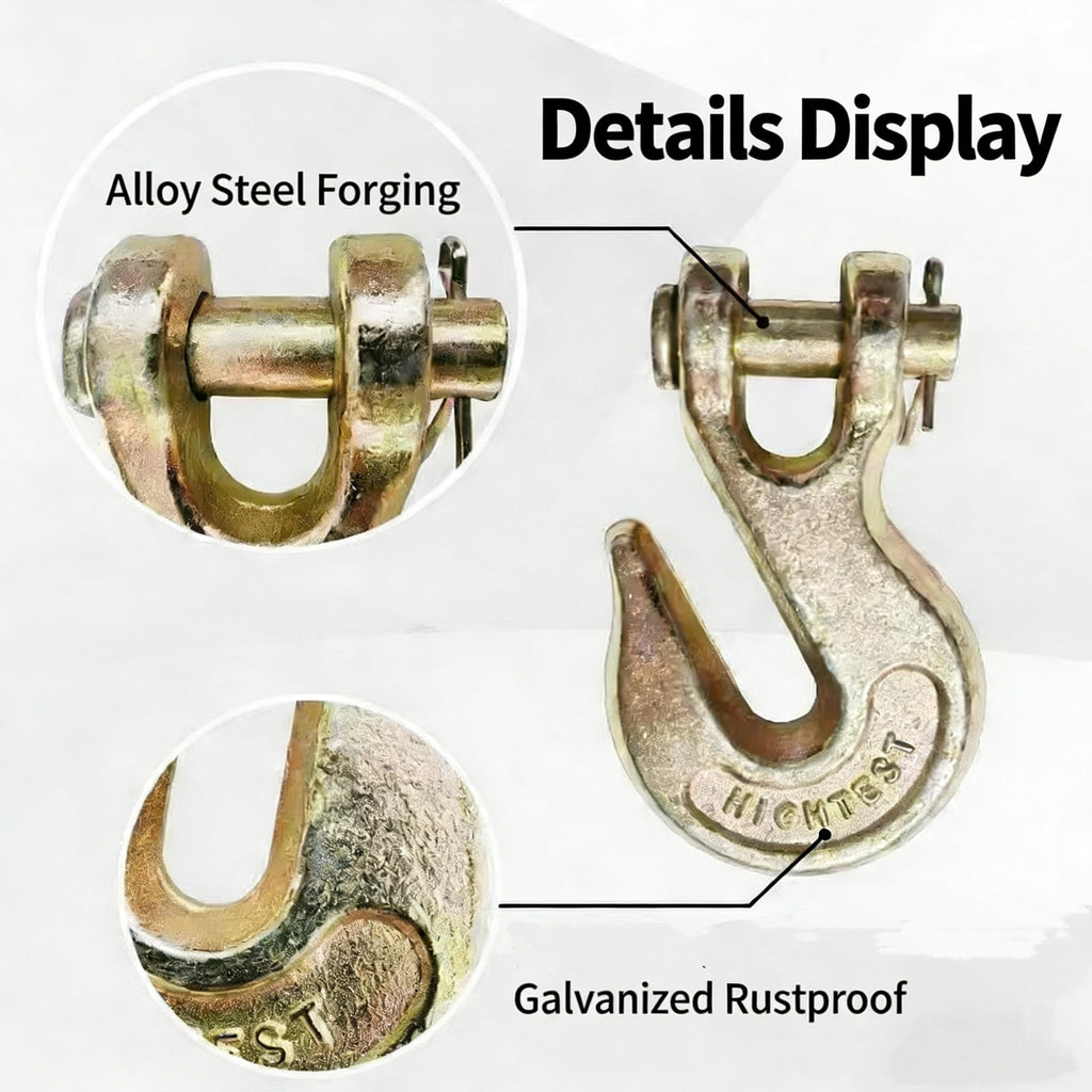 3/8" Grade 70 Clevis Grab Hook V244