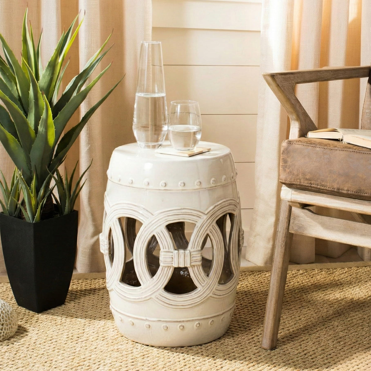 Ceramic Garden Stool X312