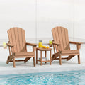 Adirondack Chair Set of 2 with Cup Holders & Table L2422