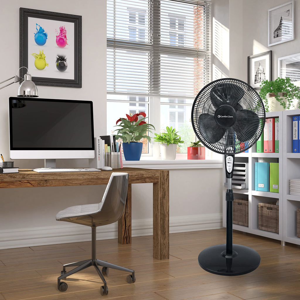 18 inch 3 Speed Oscillating Pedestal Fan with Remote Control K91812
