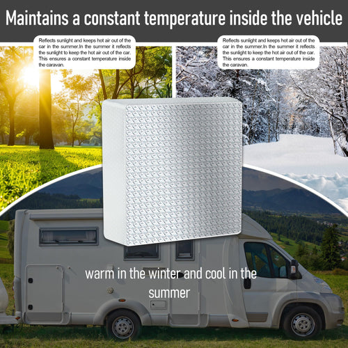 14″x14″x3″ RV Vent Insulator with Reflective Surface O21510