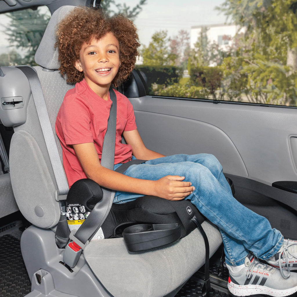 2-in-1 Belt Positioning Booster Seat, Black L7086
